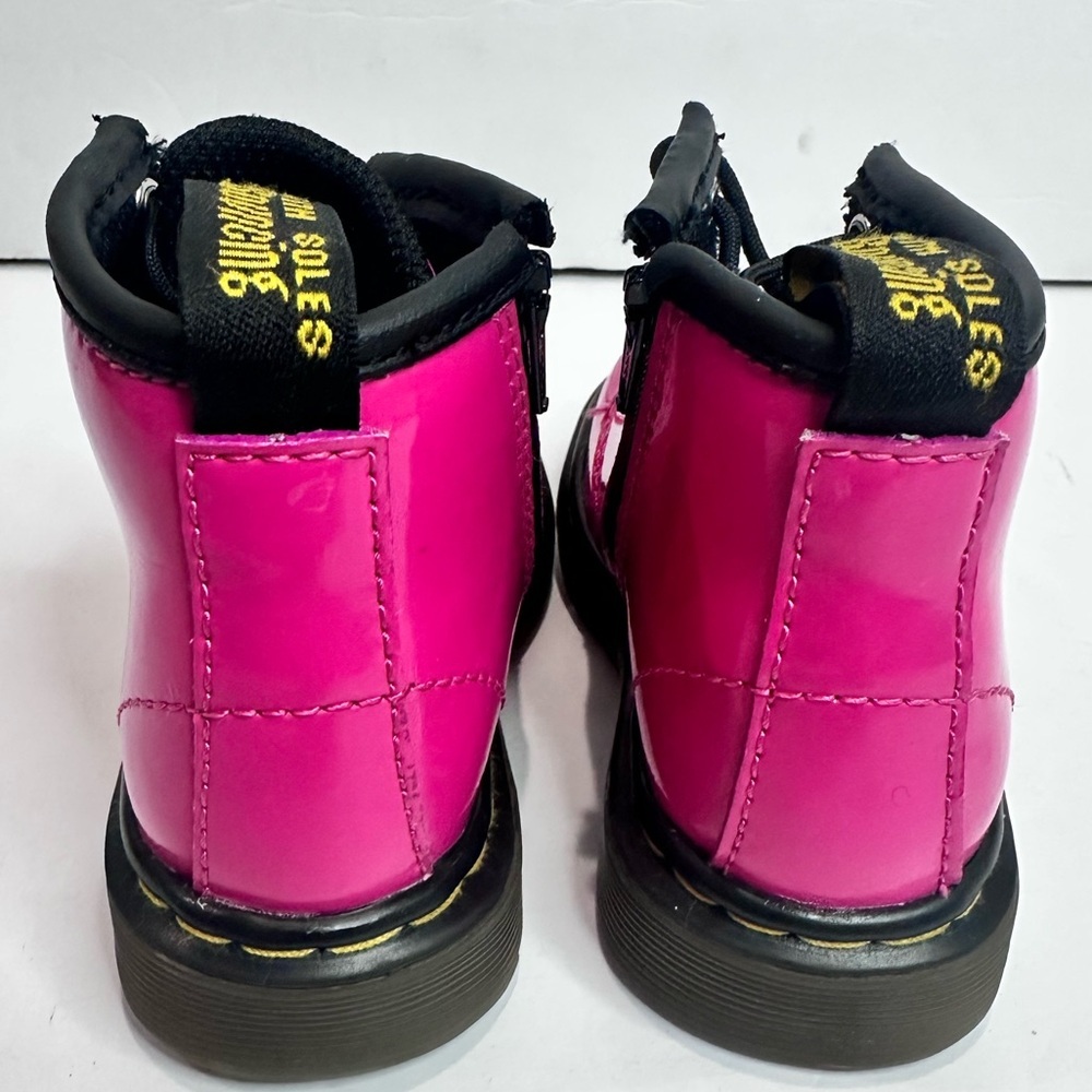 Dr. Marten’s Bright Pink Lace-Up Boots - Picture 4 of 8